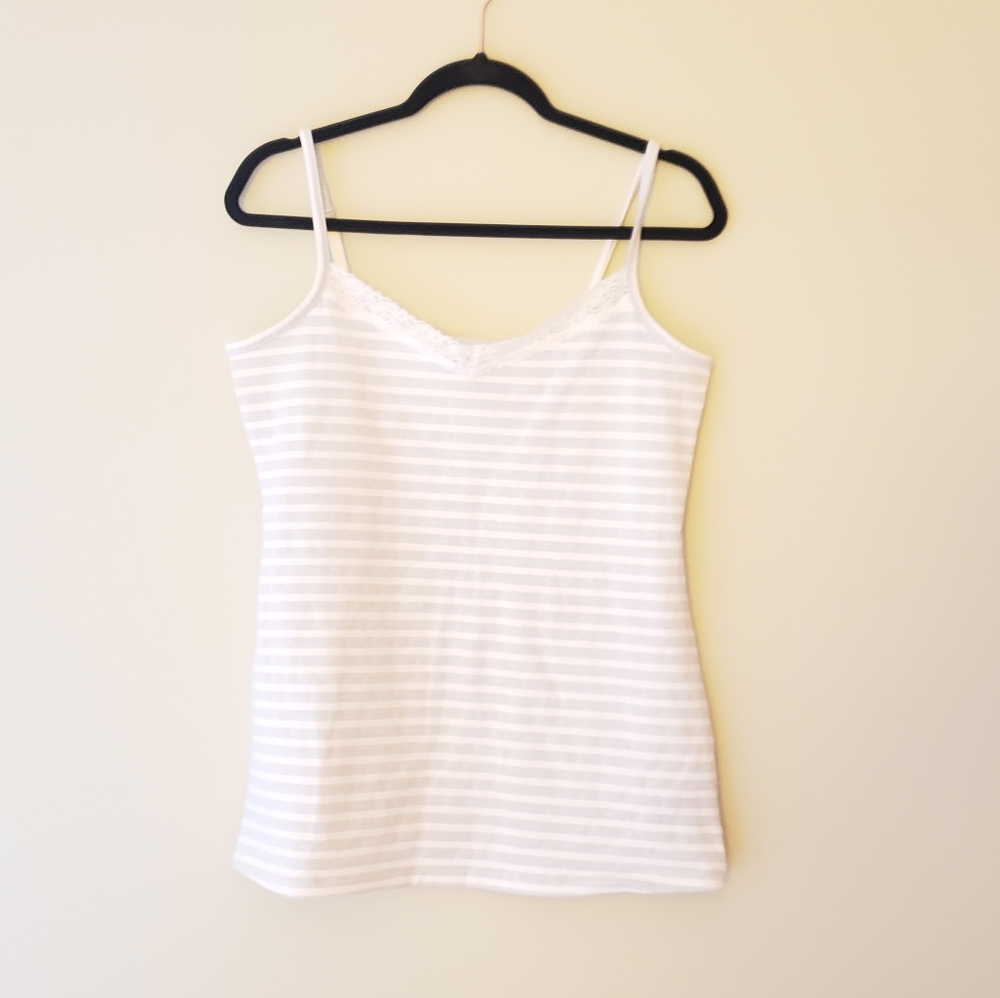 Torrid Striped Sparkle Tank